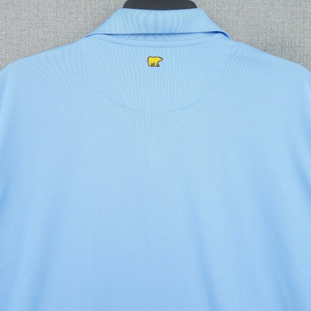Jack Nicklaus Polo Shirt Mens Large Blue Short Sleeve Collared Performance Golf - Picture 6 of 11